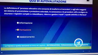 Alternanza Scuola Lavoro Quiz di autovalutazione modulo 4 [upl. by Ofilia148]