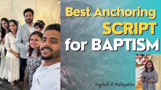 Anchoring Script for Baptism ഇനി നിങ്ങളും try ചെയ്തുനോക്കൂ anchoring anchoringscript [upl. by Donelle720]