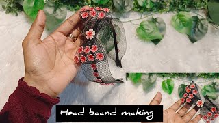 Amazing idea for headband making diy hairaccessories handmade [upl. by Neillij]