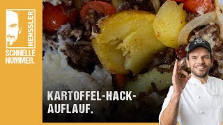 Schnelles KartoffelHackAuflauf Rezept von Steffen Henssler [upl. by Hegyera683]