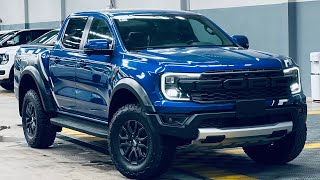 Ford Ranger Raptor 30L TwinTurbo EcoBoost 4WD 10 AT  Interior and Exterior  Blue Color [upl. by Ahsinam828]