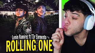 REACCIÓN ROLLING ONE  Lenin Ramirez ft T3r Elemento Video Oficial 2018 [upl. by Ama439]