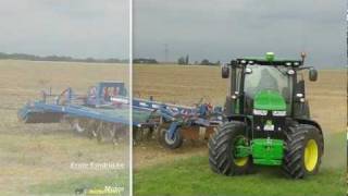 Test John Deere 7230R CQ amp 6m Grubber in der Börde [upl. by Ohcirej362]