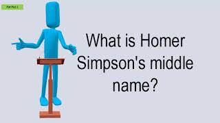 What Is Homer Simpsons Middle Name [upl. by Chaudoin]