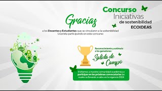 Ganadores quotconcurso iniciativas de sostenibilidad ECOIDEASquot [upl. by Rehpitsirhc]