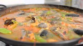 How to Make Authentic Seafood Paella  Seafood Recipe  Allrecipescom [upl. by Roer]