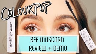 ColourPop BFF Mascara Review  Demo [upl. by Ativ847]