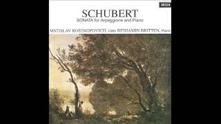 Schubert Arpeggione Sonata  RostropovichBritten [upl. by Utham]