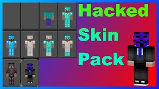 Hacked Skin Pack V3  Invisible Skin Pack  Hides Armor And Nametag  How To Install Skins On Xbox [upl. by Griff]