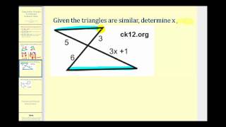 Solving for Unknown Values Using the Properties of Similar Triangles [upl. by Orna319]