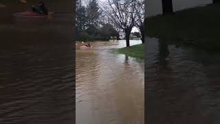 Flooding on Westwood at Cropley and Stromberg in Arcata [upl. by Reich]