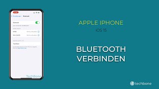 Bluetooth verbinden  Apple iPhone iOS 15 [upl. by Dodson942]