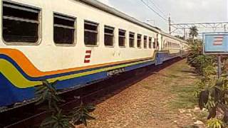 Sawunggalih Train arriving Bekasi [upl. by Aanas]