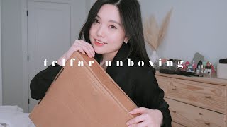 telfar shopping bag unboxing small  medium [upl. by Seiden282]