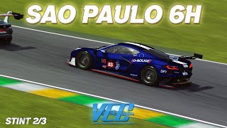 Tough second stint  VEC Sao Paulo 6H  Division 1  Brabham Motorsports 83 GT3 [upl. by Alvera]