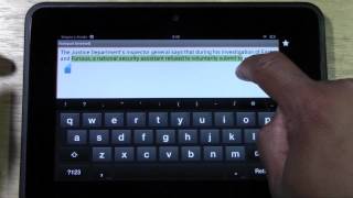 Kindle Fire HD How to Cut Copy and Paste​​​  H2TechVideos​​​ [upl. by Saref]