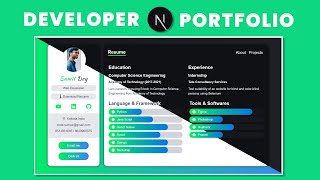 🟣 Part 5  Nextjs Fundamentals  Developer Portfolio using Next  TypeScript  Tailwind CSS [upl. by Keppel866]