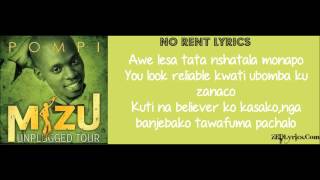 Pompi Ft Magg44 No Rent Lyrics [upl. by Schoening]