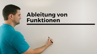 Ableitung von Funktionen Ableiten mehrere Beispiele Differenzieren  Mathe by Daniel Jung [upl. by Brendan927]