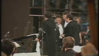 The Three Tenors Concert 1990  Backstage [upl. by Andros]