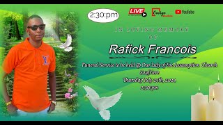 Funeral Service of the Late Rafick Francois [upl. by Nedap]