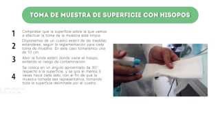 Toma de muestras con hisopos [upl. by Ecirpak]