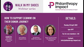 Philanthropy Impacts Walk in my Shoes Series  How to support your clients on their donor journey [upl. by Garfinkel]