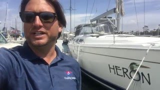 2009 Hunter 49 Aft Cockpit Sailboat For Sale By Ian Van Tuyl in Marina del Rey California [upl. by Harbot229]