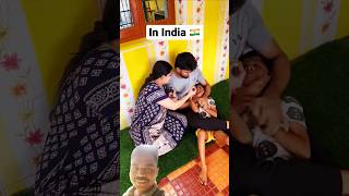 Baby ku medicine deneka tarika😃 baby indianvsforeigner love family comedy shorts music diy [upl. by Stodder892]