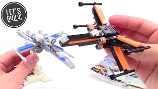 LEGO Star Wars Poes XWing Fighter 30278 Polybag  Lets Build [upl. by Wonacott852]