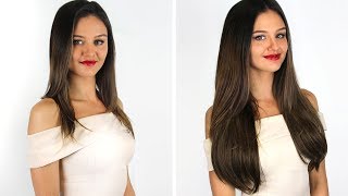 Hair Extensions Before amp After — Hair Transformations with Extensions [upl. by Silloc]