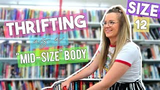 SIZE 12 GIRL TRIES THRIFTING DOES ANYTHING FIT [upl. by Omik359]