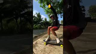 BIG LONGBOARD SLIDE INSIDE LINE [upl. by Resarf]