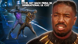 When BLACKPANTHER got BACK at KILLMONGER for his PRIDE [upl. by Yntrok143]