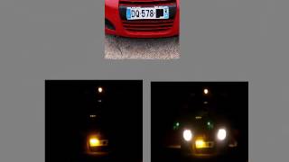 AUDEW 4 X 12V 36 LED Voiture Clignotants Feux Stroboscope Flash Davertissement Strobe Lamp Ambre [upl. by Noak]