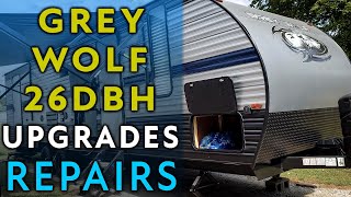 Forest River Grey Wolf 26DBH Repairs and Upgrades Travel Trailer Edition [upl. by Mayer]