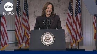 FULL SPEECH Kamala Harris addresses nation after conceding election to Donald Trump [upl. by Mcclain]