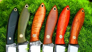 THE 6 HUNTER KNIVES PROJECT Trollsky Knifemaking [upl. by Hinson44]