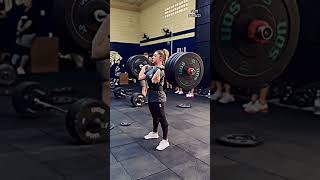 Girls Weightlifting Attitude 🔥😱 shorts fitness attitude weightlifting viral popular trending [upl. by Licastro]