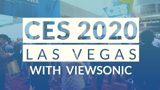 ViewSonic Behind the Scenes at CES 2020 – Featuring the X1004K and X104K Projectors [upl. by Llerret439]