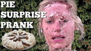 PIE SURPRISE PRANK ON JOGGING GIRL  Top Boyfriend and Girlfriend Pranks [upl. by Nayar366]