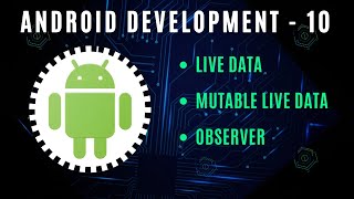 Introduction of LiveData MutableLiveData And Observer in Kotlin  Android Studio [upl. by Alinoel]