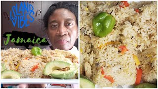 How To Make Jamaican Ackee amp Salt Fish Seasoned Rice  Jamaican Food [upl. by Faustina]