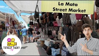 La Mata Street Market Walking Tour 4K Torrevieja Alicante Spain [upl. by Nehemiah56]