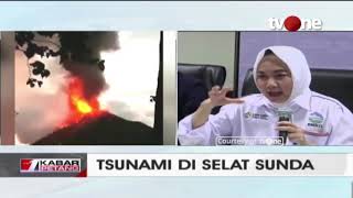 BMKG Longsoran Material Erupsi Anak Krakatau Picu Tsunami [upl. by Siroval]