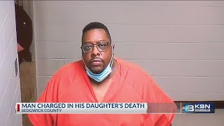 Wichita father arrested charged in 8yearold daughters death [upl. by Norga219]