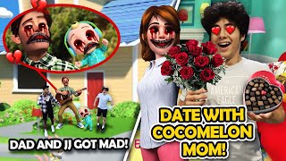 GOING ON A DATE WITH CREEPY JJ MOM IN REAL LIFE JJ DAD AND JJ GOT MAD [upl. by Malinin]