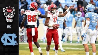 NC State vs North Carolina Football Highlights 2018 [upl. by Donelson]