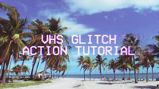 VHS Glitch Effect Photoshop Tutorial [upl. by Ahsircal]