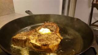 How to  Cast Iron Reverse Seared Steak  Kitchen Cooking [upl. by Suneya]